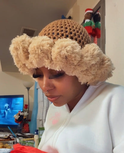 Crochet Ruffle Hats