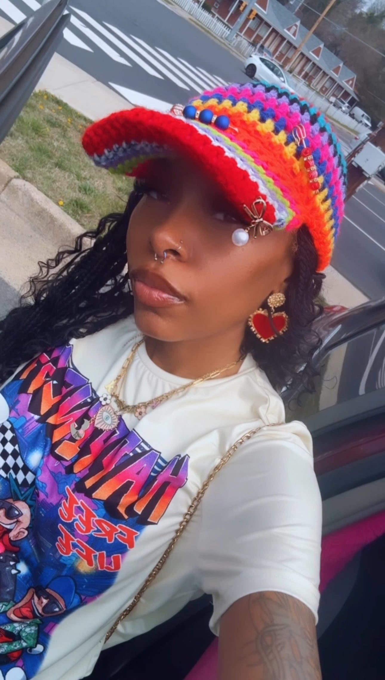 -Crochet Baseball Cap