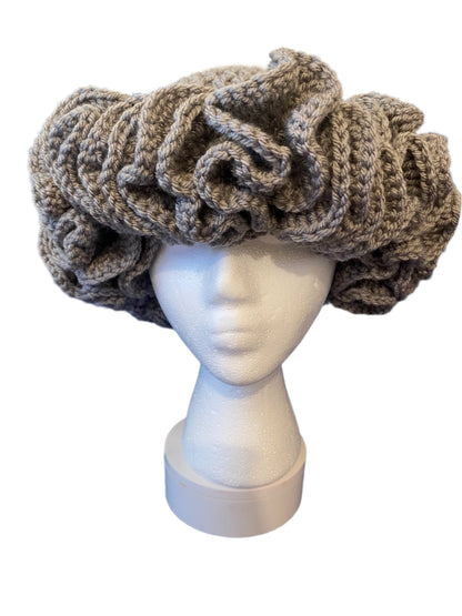 Crochet Ruffle Hats